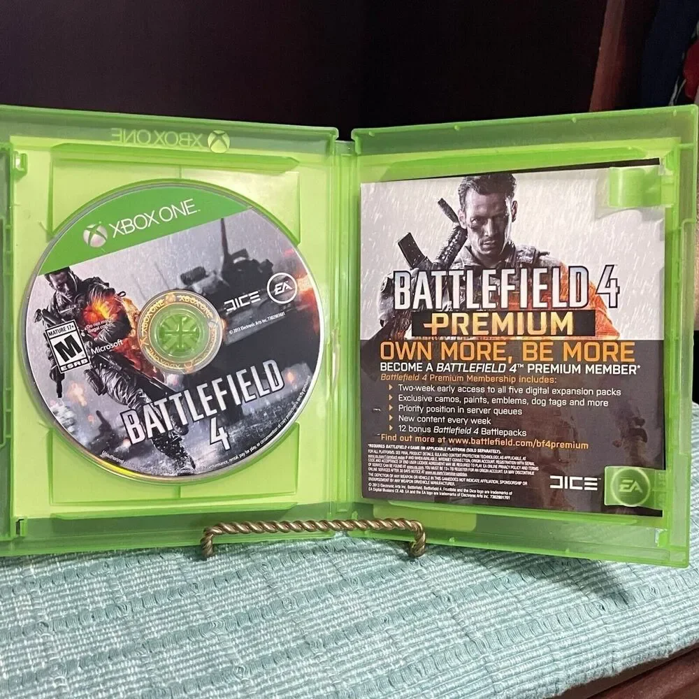 Battlefield 4 (Microsoft XBOX ONE) TESTED Complete Case Disc Video Game